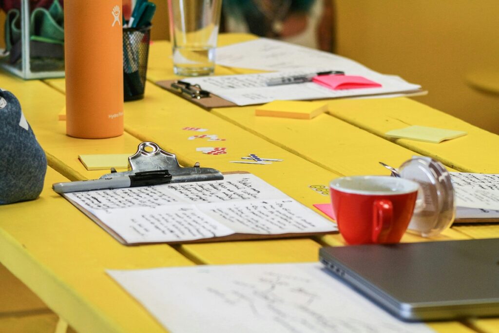 content brainstorming session